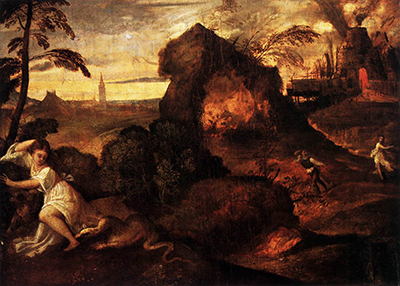 Orpheus and Eurydice Titian